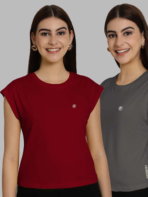 women's t-shirt combo - 20490755 - Very Small Image - 1
