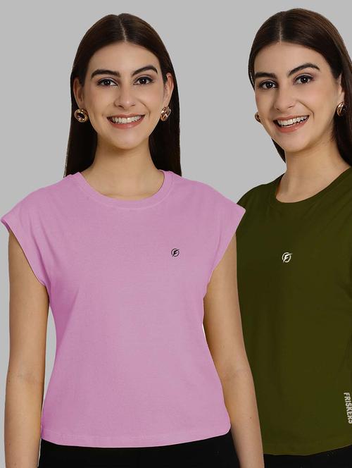 women's t-shirt combo - 20490760 - Very Small Image - 1