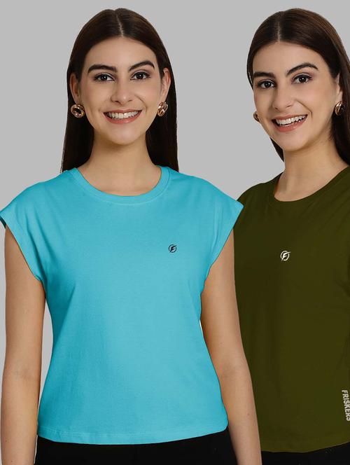 women's t-shirt combo - 20490769 - Very Small Image - 1