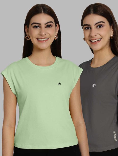 women's t-shirt combo - 20490780 - Very Small Image - 1
