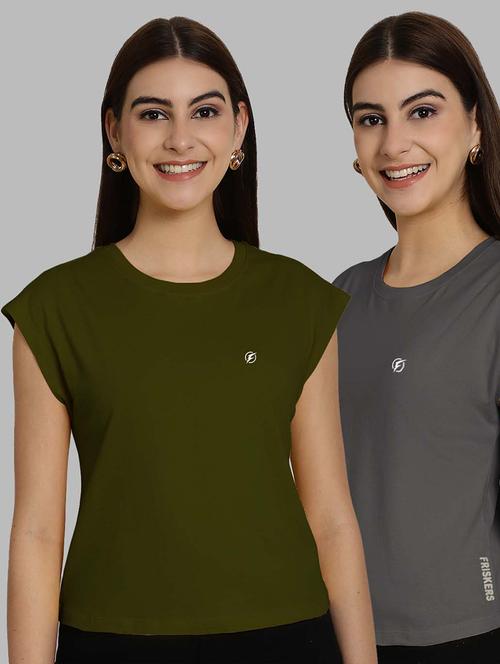 women's t-shirt combo - 20490781 - Very Small Image - 1