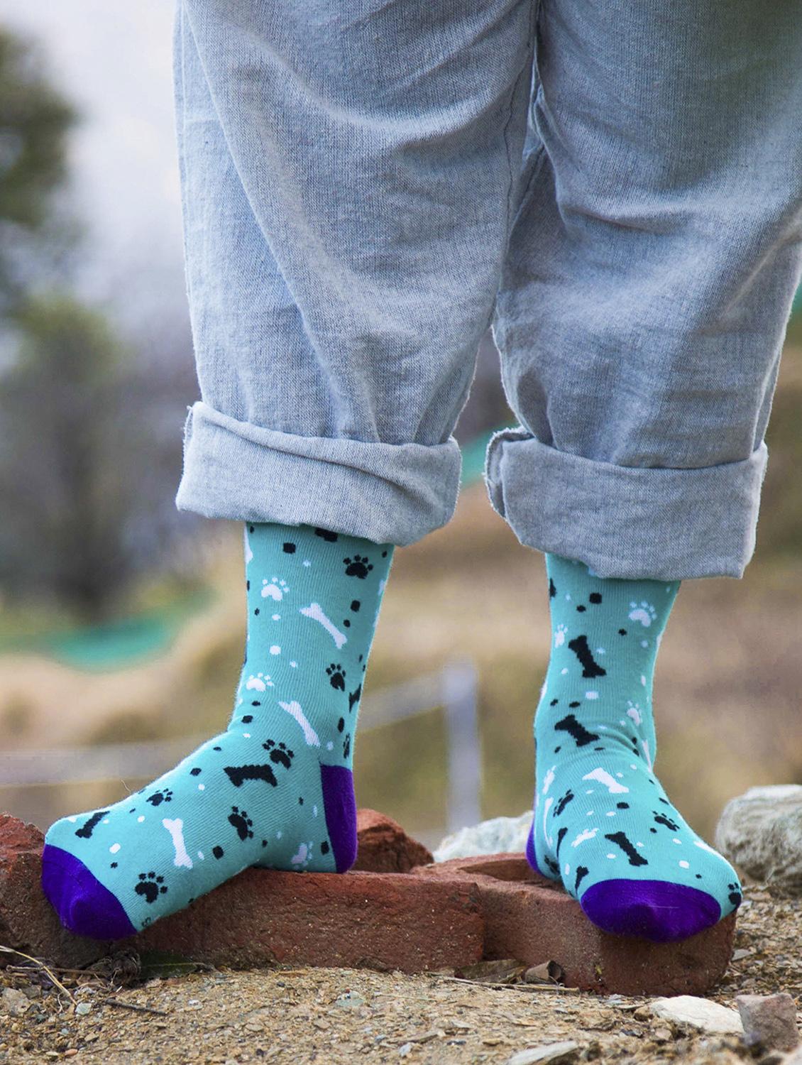 unisex multi colored above ankle length socks combo - 20498129 - Zoom Image - 2