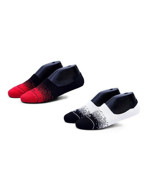 unisex color block no show socks combo - 20498225 - Very Small Image - 1