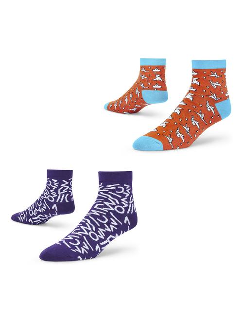 women set of 2 ankle length socks - 20498353 - Very Small Image - 1