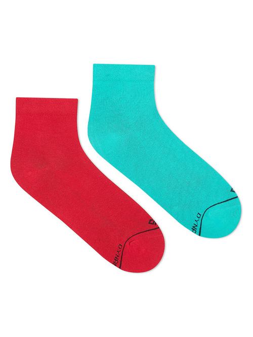 unisex solid ankle length socks combo - 20498380 - Very Small Image - 1