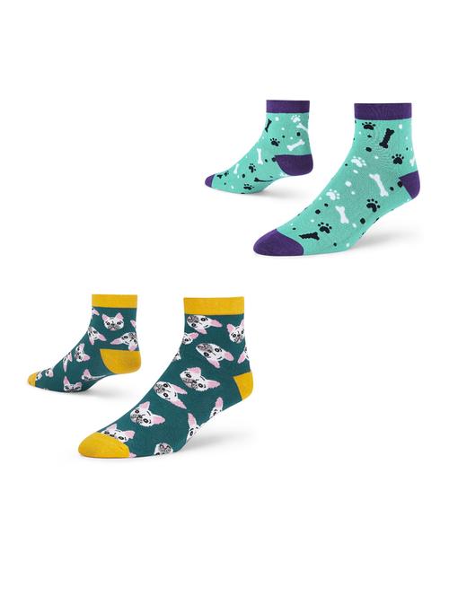 women set of 2 ankle length socks - 20498469 - Very Small Image - 1