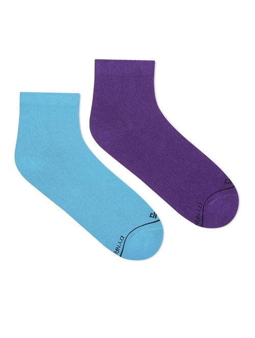 unisex solid ankle length socks combo - 20498569 - Very Small Image - 1