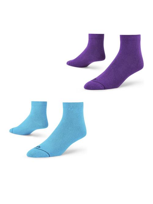 unisex solid ankle length socks combo - 20498570 - Very Small Image - 1