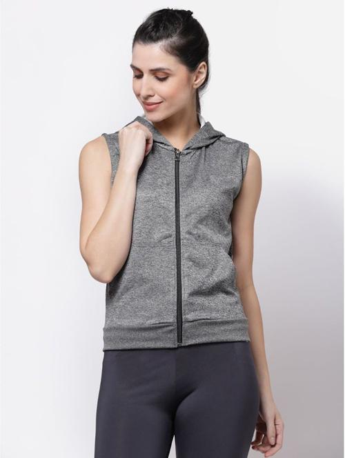 grey hooded regular jacket - 20501522 - Very Small Image - 1