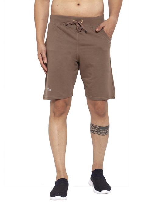 men solid cotton bermudas shorts - 20501576 - Very Small Image - 1