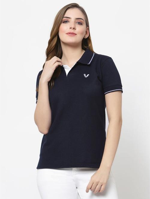 women's plain polo neck t-shirt - 20501782 - Very Small Image - 1