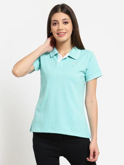 women's plain polo neck t-shirt - 20501797 - Very Small Image - 1
