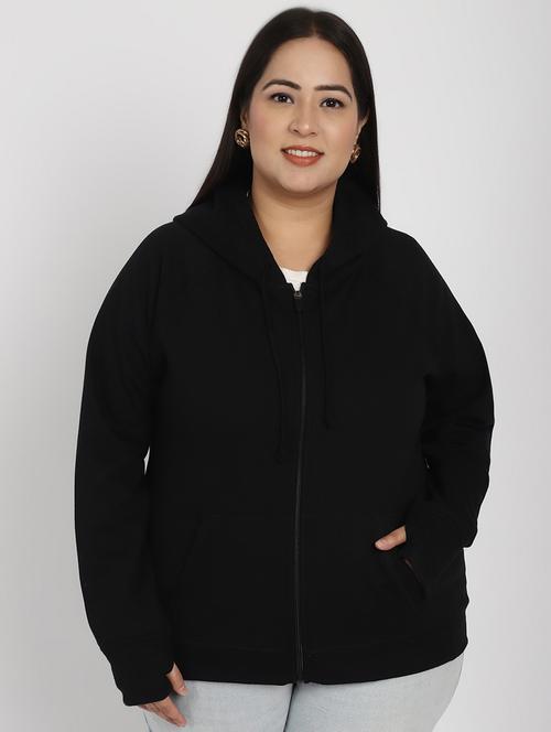 women hooded zipper sweatshirt - 20503784 - Very Small Image - 1