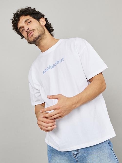men's chest and back printed oversized t-shirt - 20507960 - Very Small Image - 1