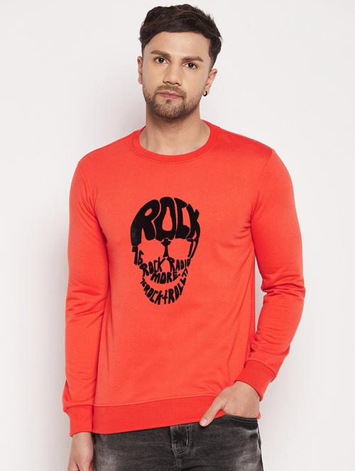 men long sleeved chest print sweatshirt - 20508430 - Very Small Image - 1