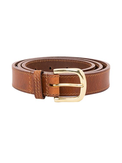 brown leather belt for women - 20509021 - Very Small Image - 1