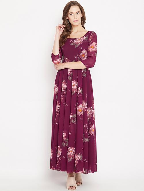 Women Printed Maxi Dress - 20509158 - Very Small Image - 1