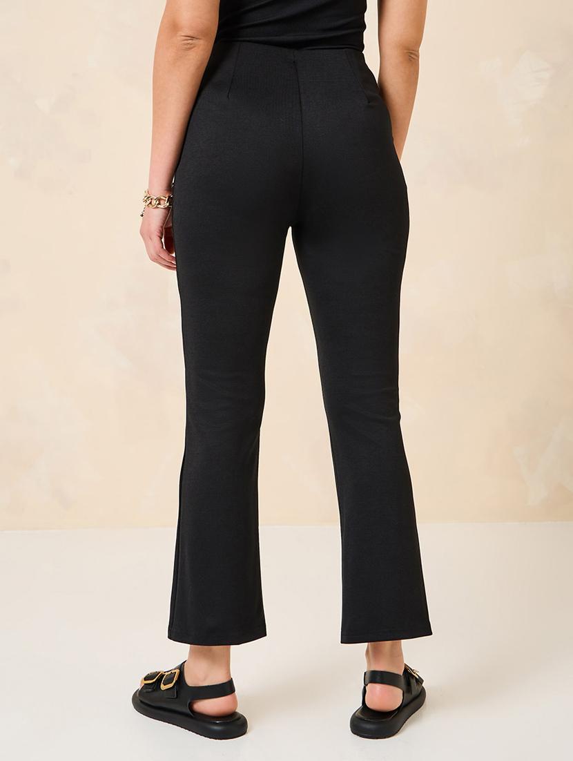 women solid bootcut trouser - 20509478 - Zoom Image - 1