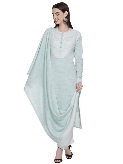 women self design wool suit set with dupatta - 20509511 - Very Small Image - 1