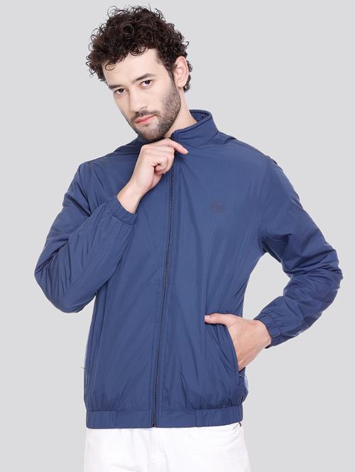 men blue nylon bomber jacket - 20511269 - Very Small Image - 1