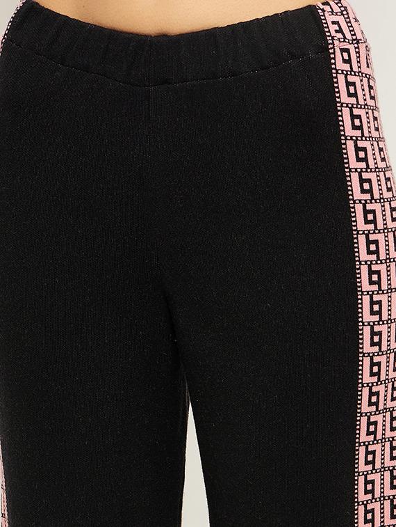 women self design printed buttoned top & trouser coord set - 20511589 - Zoom Image - 4