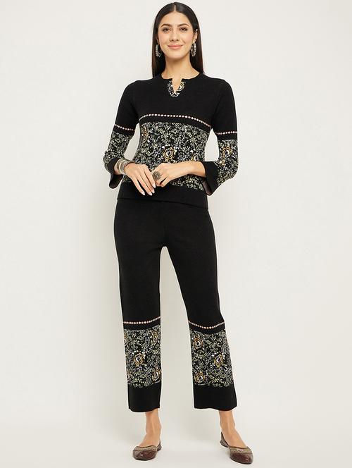 women black top and trouser co-ord set - 20511613 - Very Small Image - 1