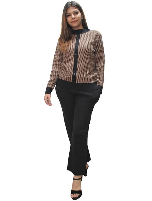 brown printed co-ord set - 20511617 - Very Small Image - 1