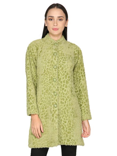 women green full sleeves coat - 20511771 - Very Small Image - 1