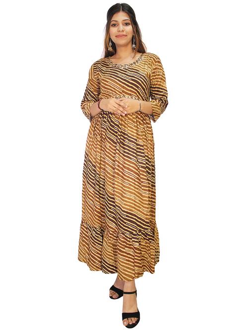 women printed a-line dress - 20511831 - Very Small Image - 1