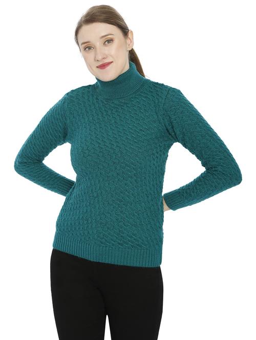 women self design long sleeve pullover - 20512228 - Very Small Image - 1