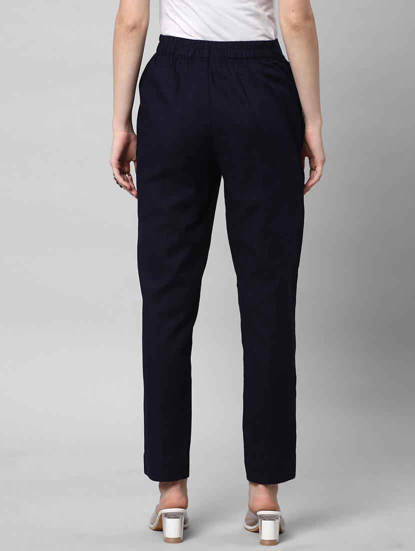 women solid cigarette pant - 20512831 - Zoom Image - 3
