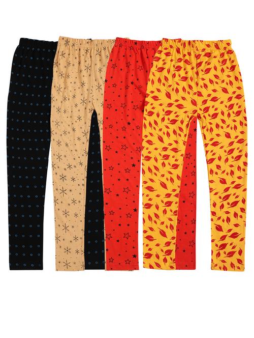 girls pack of 4 cotton legging - 20519212 - Very Small Image - 1