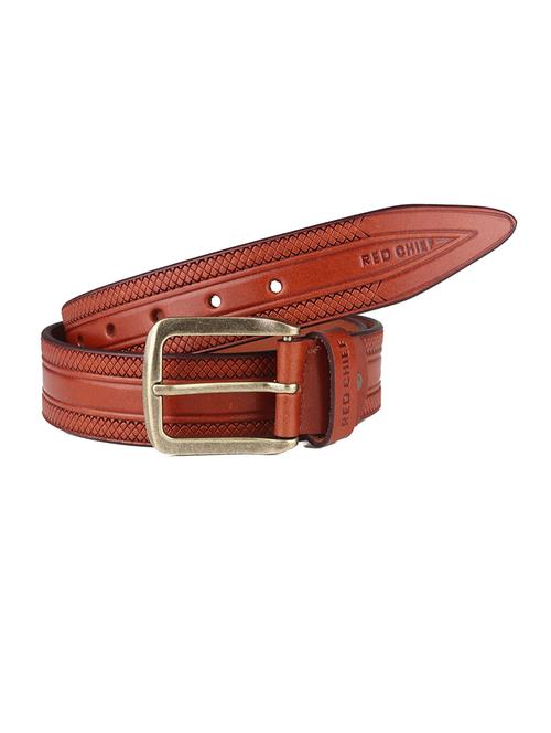 men tan leather belt - 20534028 - Very Small Image - 1