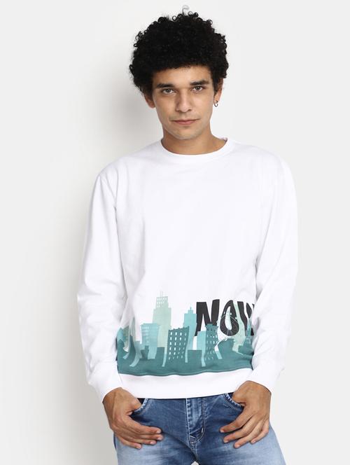 men long sleeves front & back printed sweatshirt  - 20534068 - Very Small Image - 1