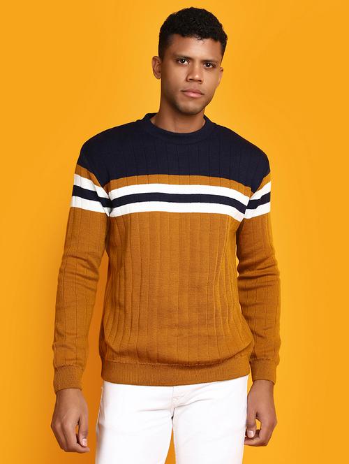 men striped sleeveless pullover - 20534146 - Very Small Image - 1