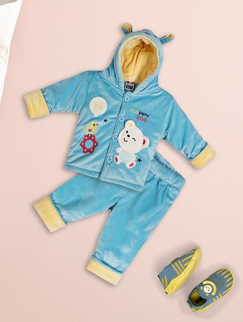 boys self designed full length twin set - 20534722 - Very Small Image - 1