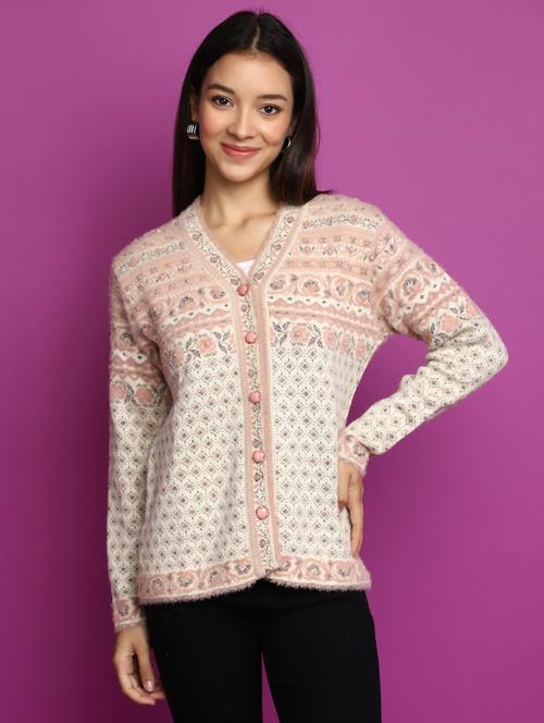beige cotton cardigan - 20536713 - Very Small Image - 1
