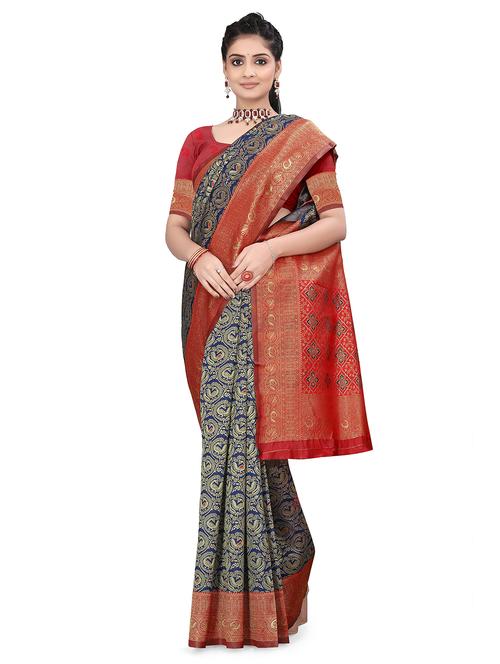 self design kanjivaram saree - 20537121 - Very Small Image - 1