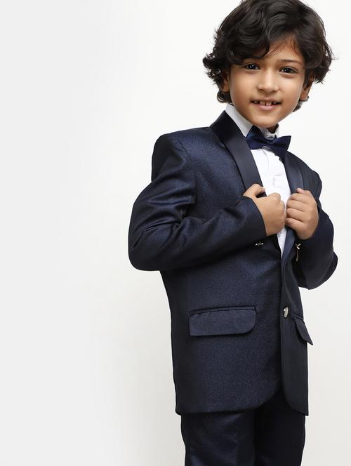 boys solid 2-piece suit set - 20537668 - Very Small Image - 1