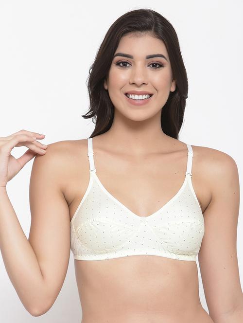 yellow cotton blend regular bra - 20538294 - Very Small Image - 1