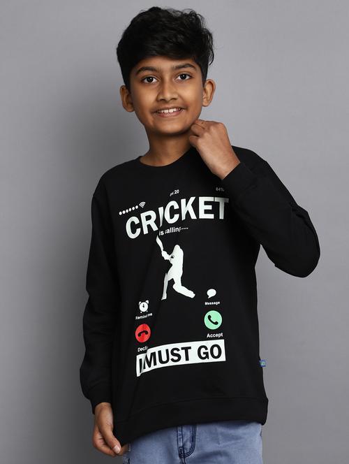 black cotton blend t-shirt - 20538943 - Very Small Image - 1