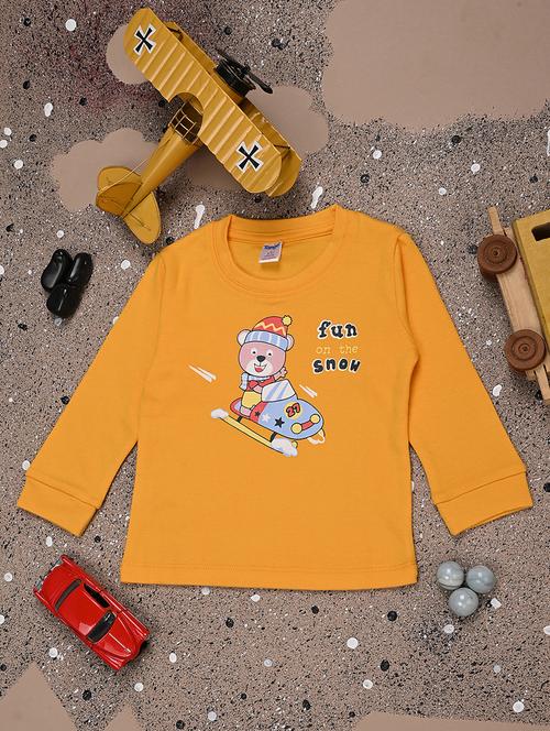 yellow cotton blend t-shirt - 20538967 - Very Small Image - 1