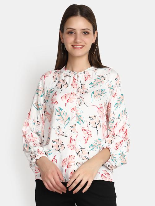 white cotton regular top - 20539024 - Very Small Image - 1