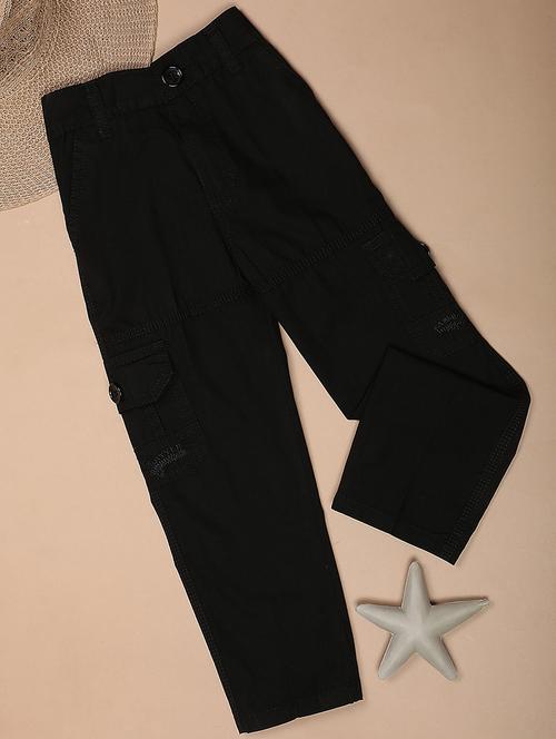 boys solid color cargo trouser - 20539170 - Very Small Image - 1