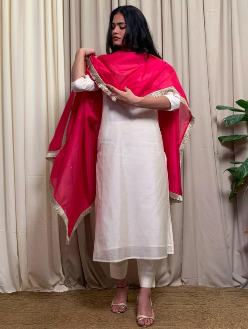 women solid kurta pant suit set - 20539445 - Very Small Image - 1