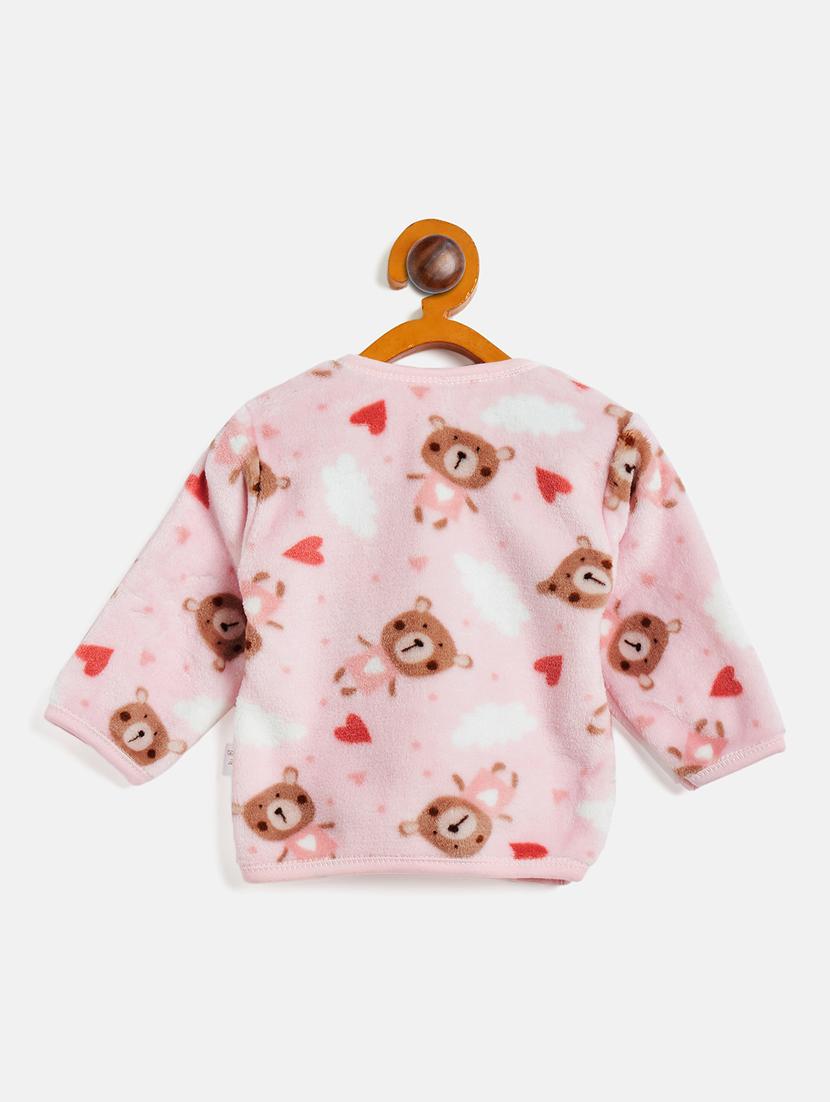 kids rosewater printed jhabla & pant - 20541746 - Zoom Image - 2