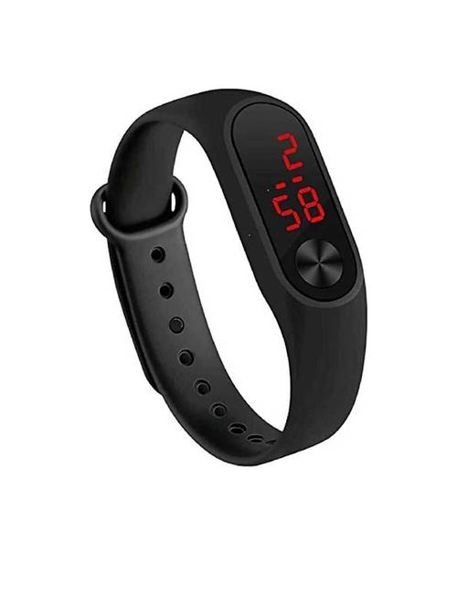 unisex black silicone watch - 20541870 - Very Small Image - 1