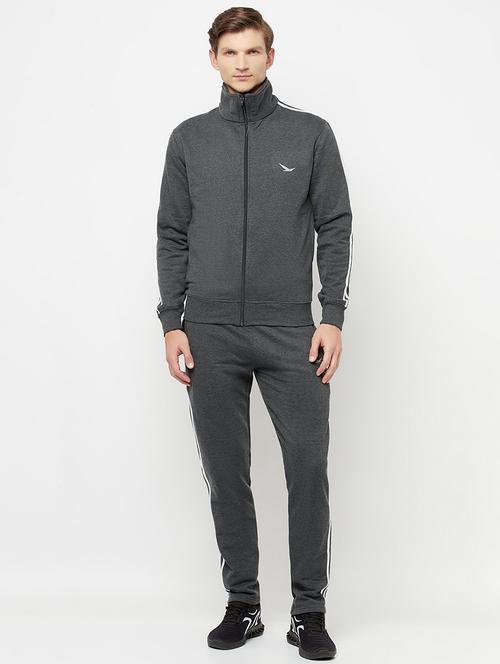 men grey polyester track suit - 20542152 - Very Small Image - 1