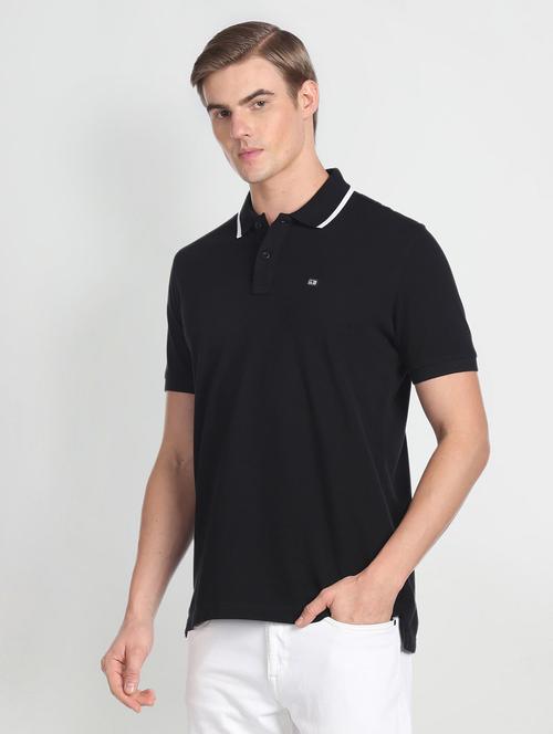 black cotton plain tshirt - 20543145 - Very Small Image - 1