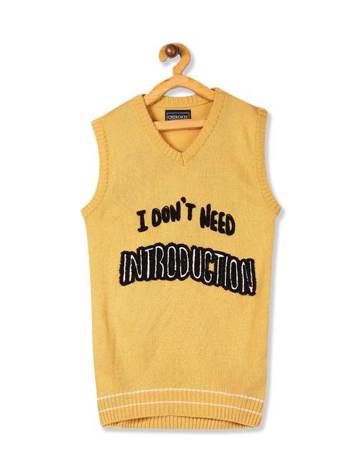 lemon sherbet sleeveless sweater - 20547377 - Very Small Image - 1